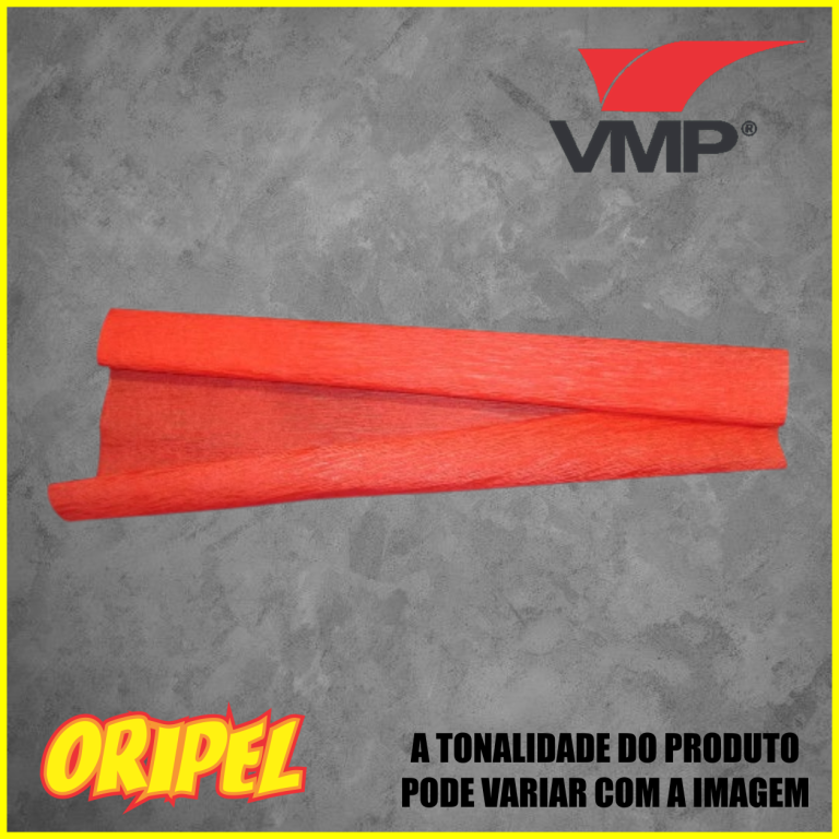 PAPEL CREPOM VERMELHO 48CMX2M VMP