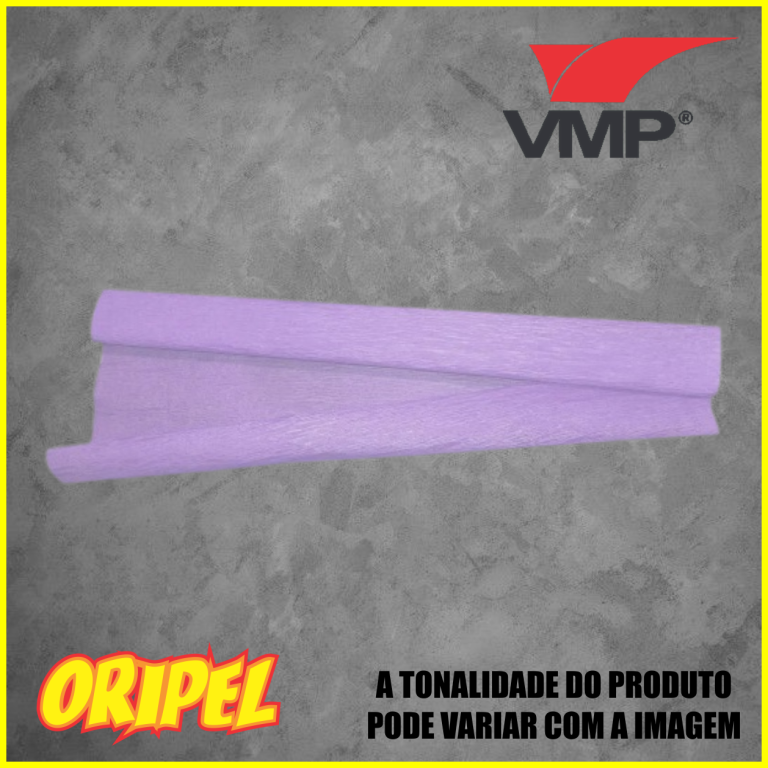 PAPEL CREPOM LILAS 48CMX2M VMP