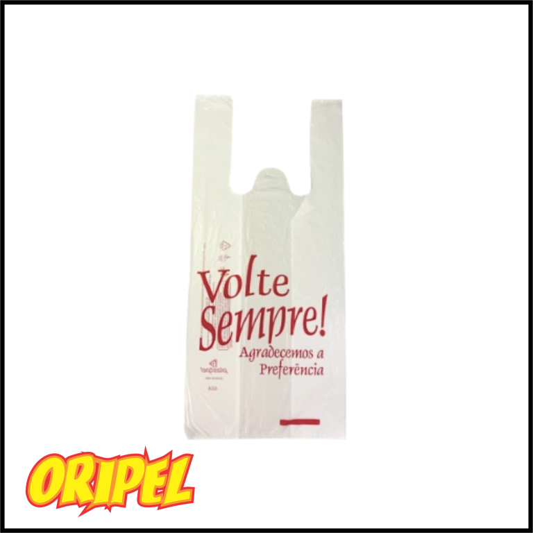 SACOLA V.SEMPRE BRANCA COMUM 30X40 GOOD ROOL 1000 UN