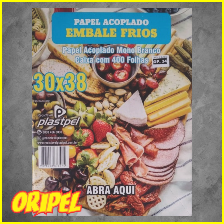 ACOPLADO P/FRIOS 30X38CM PLASTPEL 400 FLS