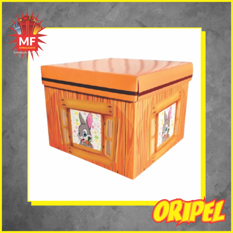 CAIXA CUBO PASCOA 22X22X18CM/PS24 MF EMBALAGENS