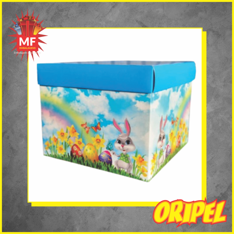 CAIXA CUBO PASCOA 22X22X18CM/PS24 MF EMBALAGENS