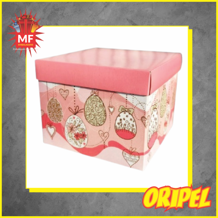CAIXA CUBO PASCOA 22X22X18CM/PS24 MF EMBALAGENS