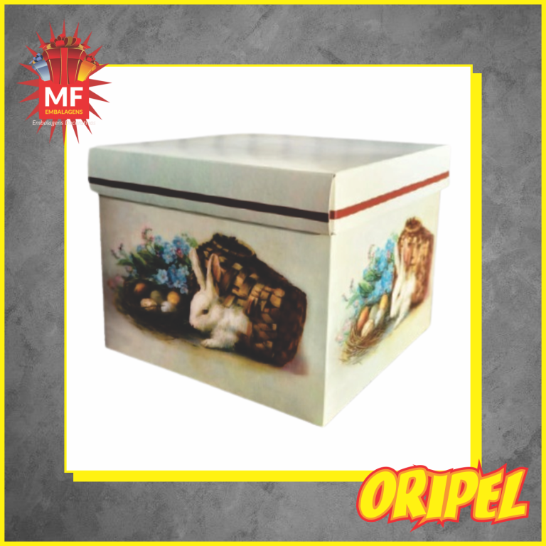 CAIXA CUBO PASCOA 22X22X18CM/PS24 MF EMBALAGENS