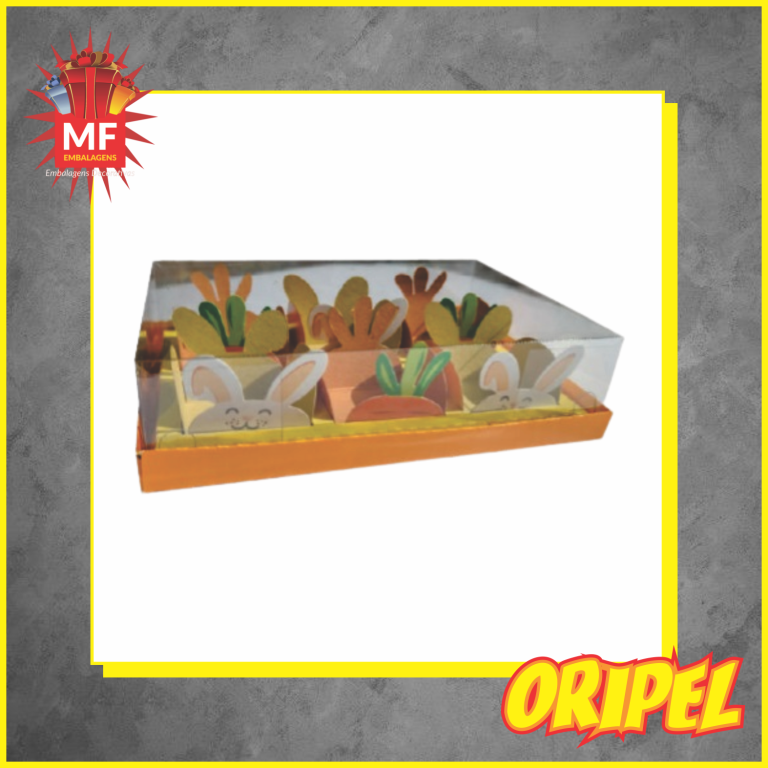 CX COLMEIA P/ 6 DOCES PASCOA 14,5X10X4CM/PS31 MF EMBALAGENS