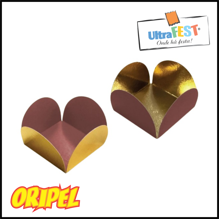 CAIXETA 35MM METALICA OURO-MARROM ULTRAFEST 50 UN