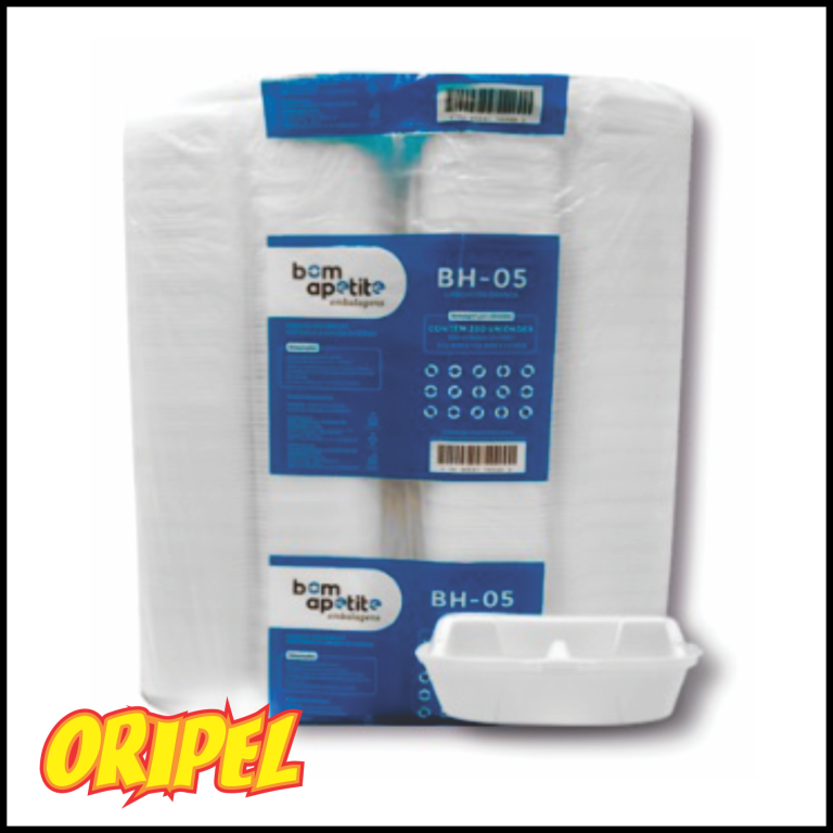 BH05/ESTOJO EPS 222X130X70MM BOM APETITE 100 UN