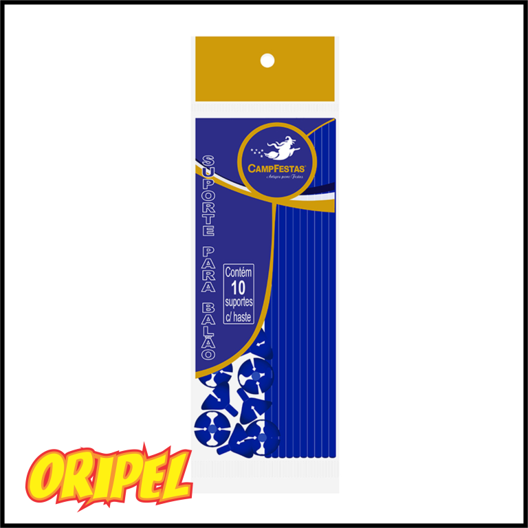SUPORTE P/BALOES AZUL ESCURO CAMP FESTAS 50 UN