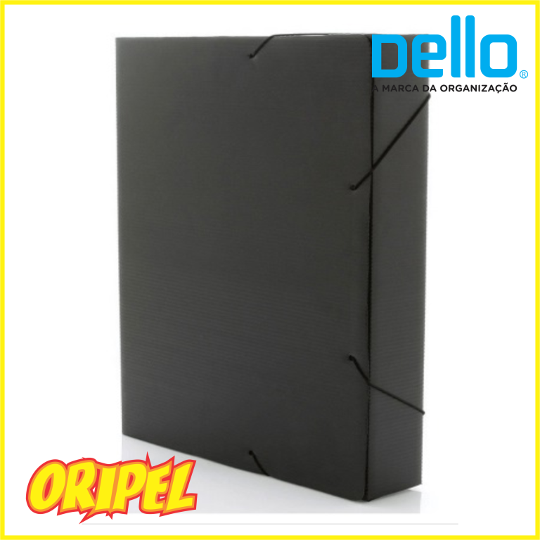 PASTA POLIONDA PRETA 340X245X55MM DELLO