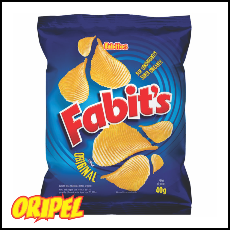 BATATA FRITA ONDULADA ORIGINAL FABITOS 24X40G