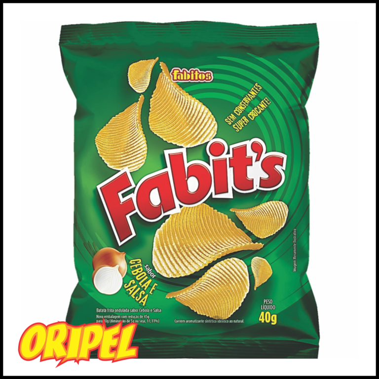 BATATA FRITA ONDULADA CEBOLA E SALSA FABITOS 24X40G