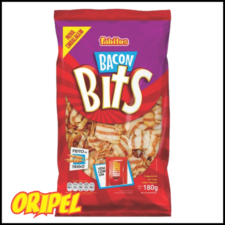 SALGADINHO PELET BACON BITS/FABITOS 180G