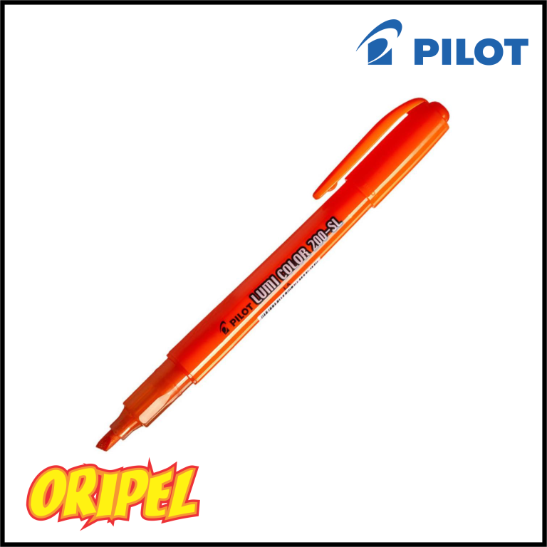 MARCA TEXTO LUMICOLOR LARANJA PILOT