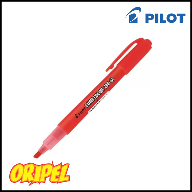 MARCA TEXTO LUMICOLOR VERMELHO PILOT