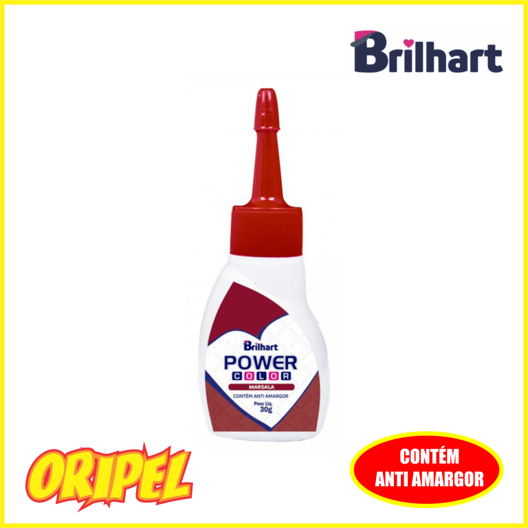 CORANTE GEL POWER COLOR MARSALA BRILHART 30G