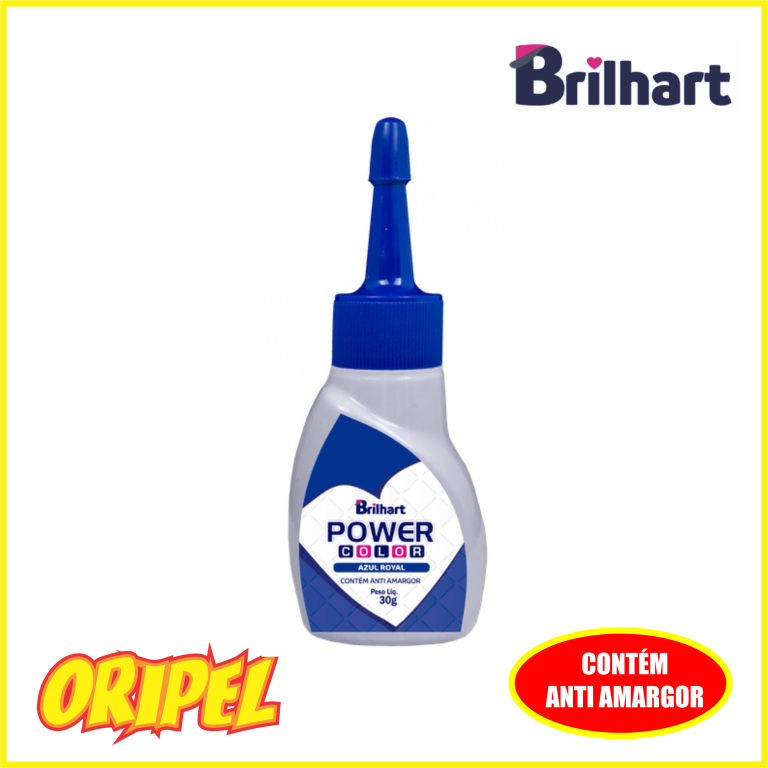 CORANTE GEL POWER COLOR AZ ROYAL BRILHART 30G
