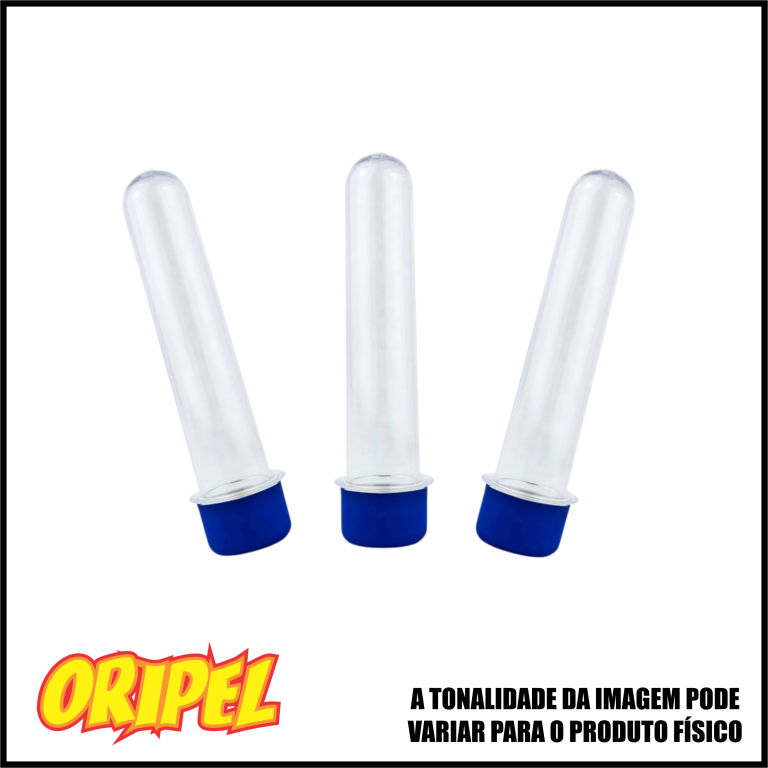 TUBETE AZUL BIC/13CM DIVERSOS 10 UN
