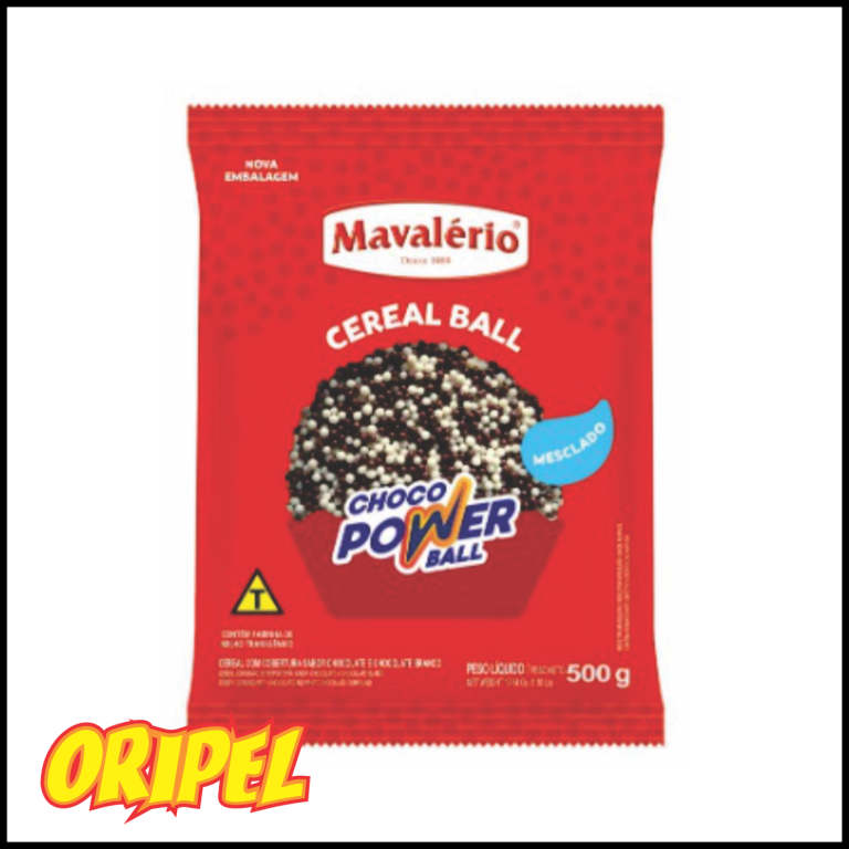CHOCOPOWERBALL MICRO CHOCOLATE/CH BRANCO MAVALERIO 500G
