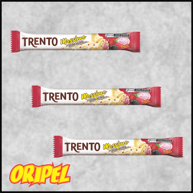 TRENTO MASSIMO IOGURTE GREGO FRUTAS VERMELHAS PECCIN 16X25G