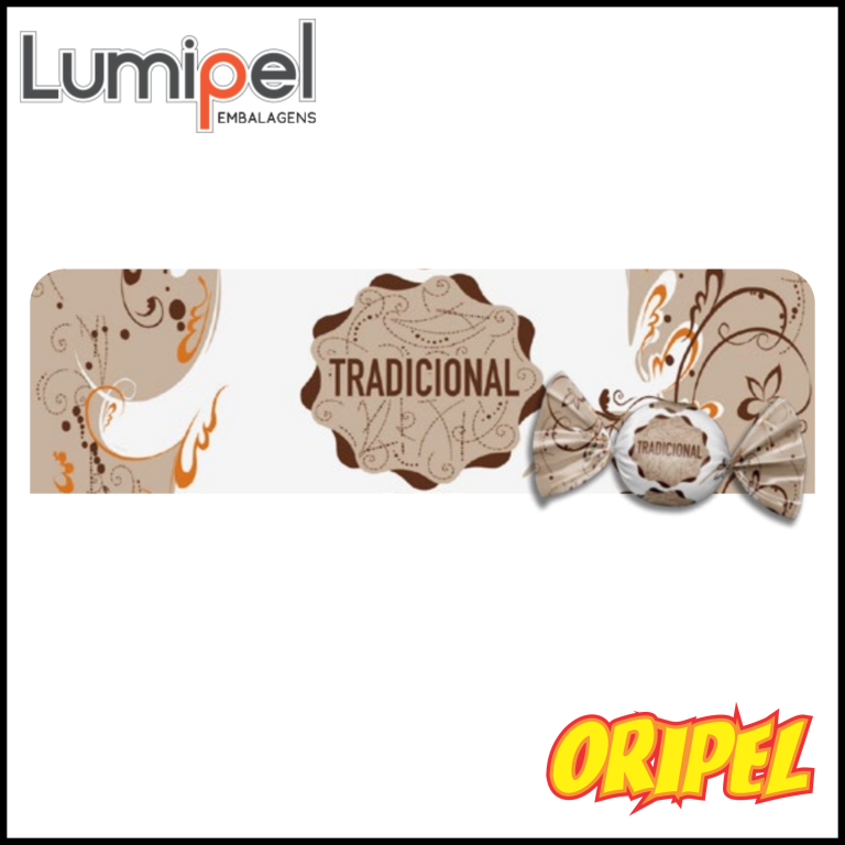 EMBALAGEM TRUFA TRADICIONAL 15X16CM LUMIPEL 100 FLS
