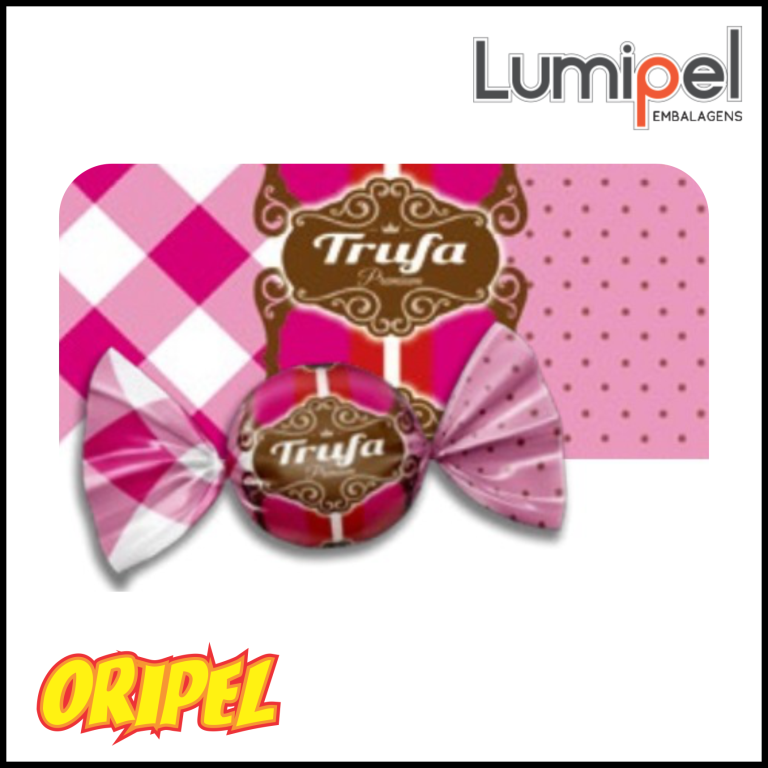EMBALAGEM TRUFA VINTAGE PINK 15X16CM LUMIPEL 100 FLS