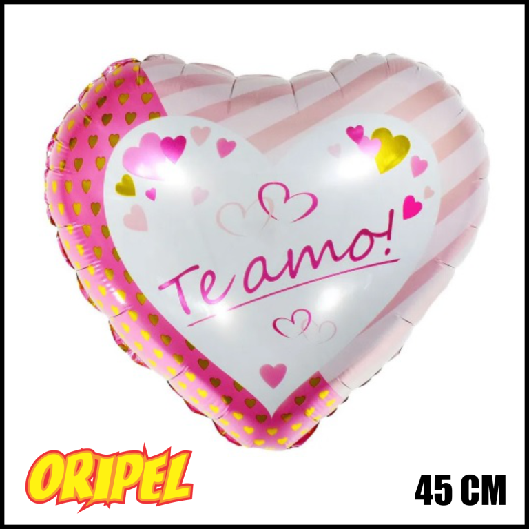 BALÃO METALIZADO 20"/50CM TE AMO MAKE+