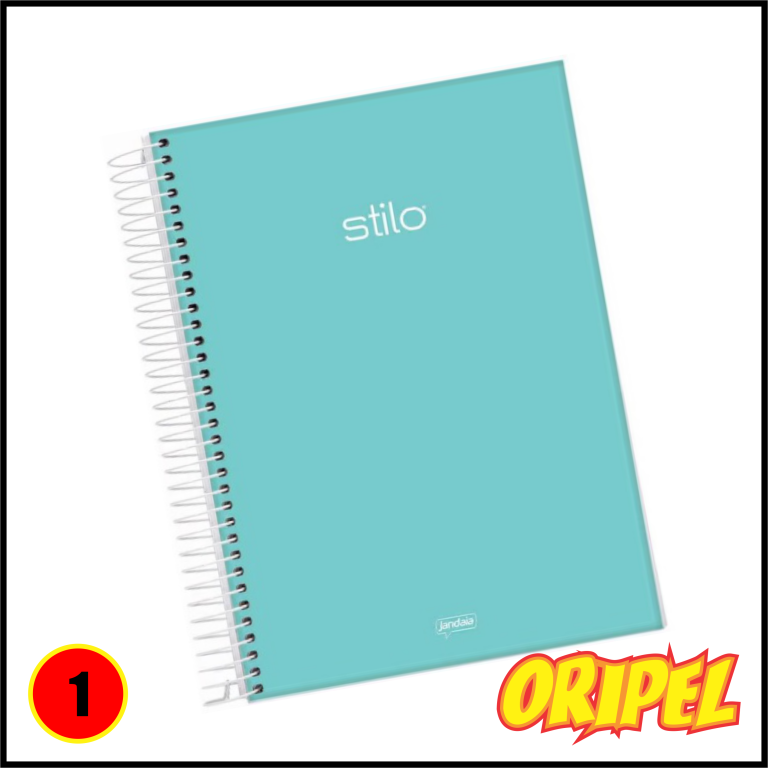 CAD.¼ C/D ESPIRAL STILO PASTEL JANDAIA 80 FLS