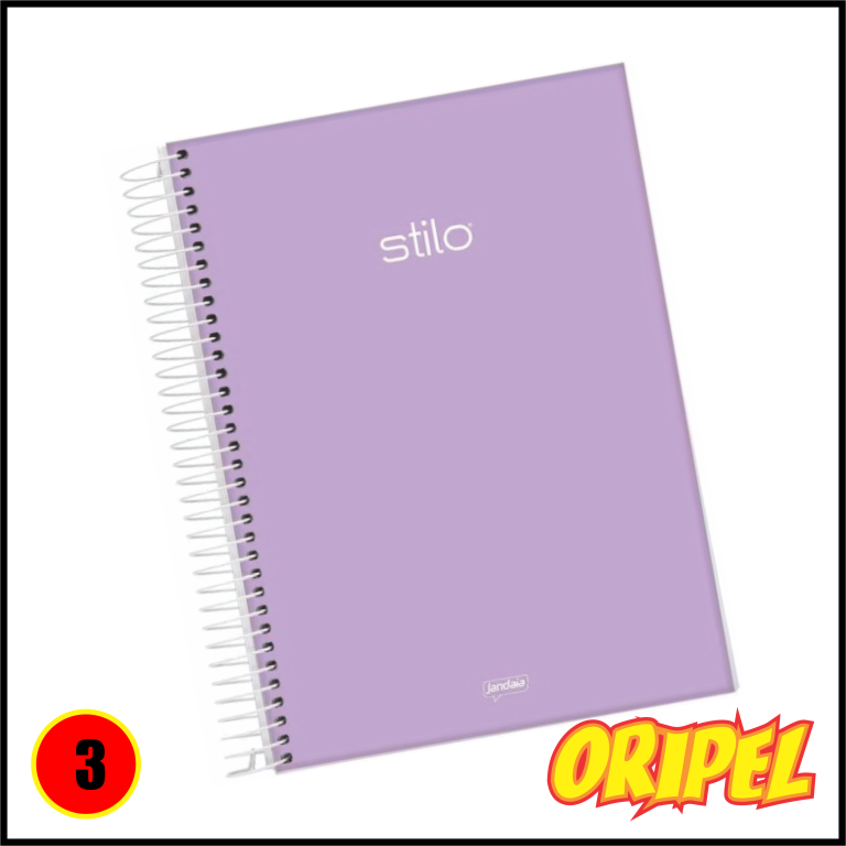 CAD.¼ C/D ESPIRAL STILO PASTEL JANDAIA 80 FLS