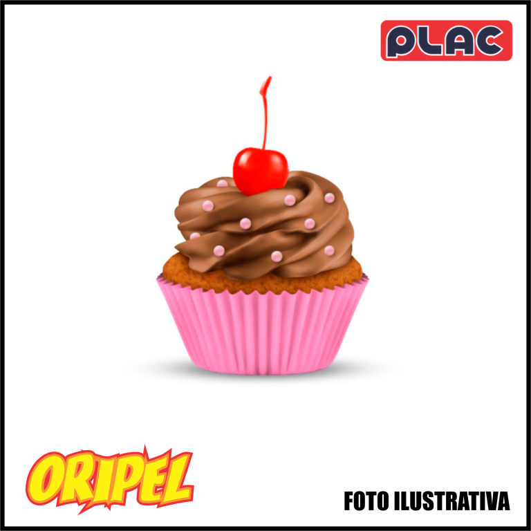 FORMA PARA CUPCAKE ROSA PLAC 45 UN