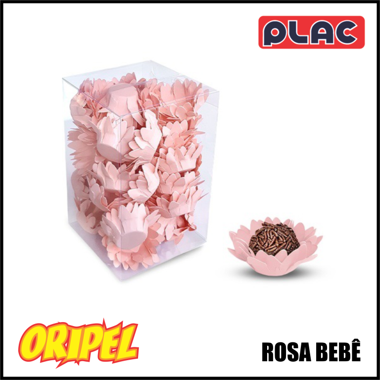 FORMINHA FLOR DE LOTUS ROSA BEBE/PESSEGO PLAC 40 UN