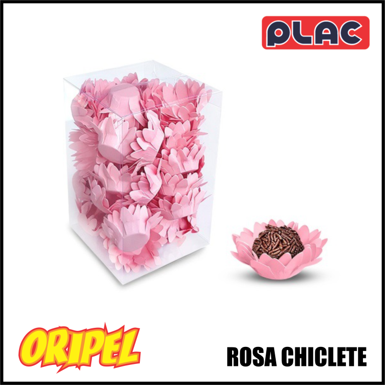 FORMINHA FLOR DE LOTUS ROSA CHICLETE PLAC 40 UN