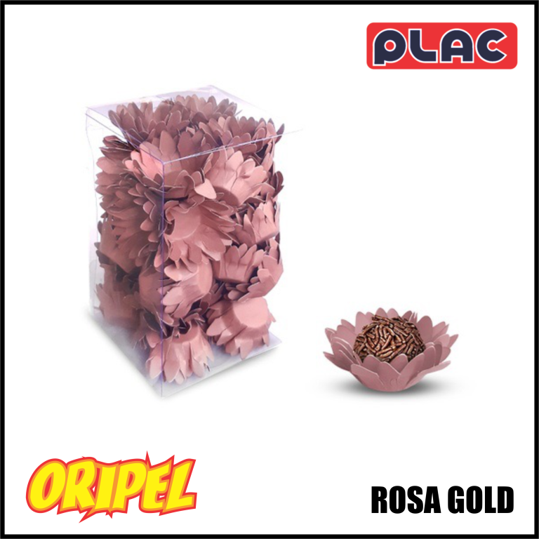 FORMINHA FLOR DE LOTUS ROSE GOLD PLAC 40 UN
