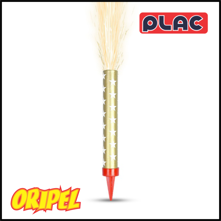 VELA VULCÃO ESTRELADA/OURO PLAC