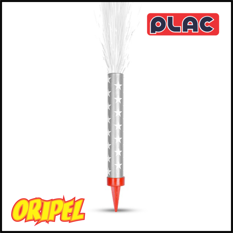 VELA VULCÃO ESTRELADA/PRATA PLAC