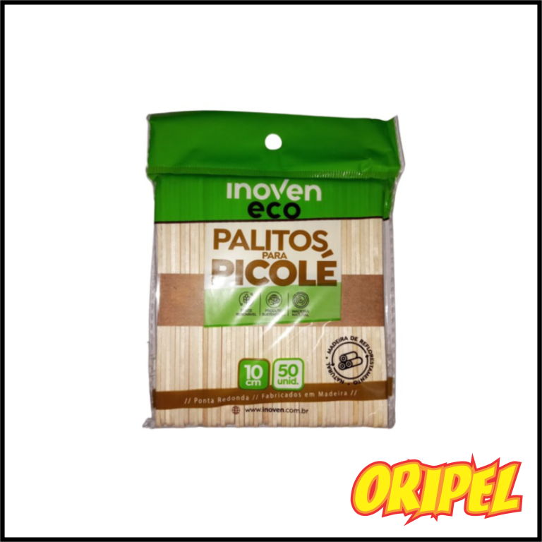 PALITO SORVETE NATURAL P.REDONDA INOVEN 50 UN