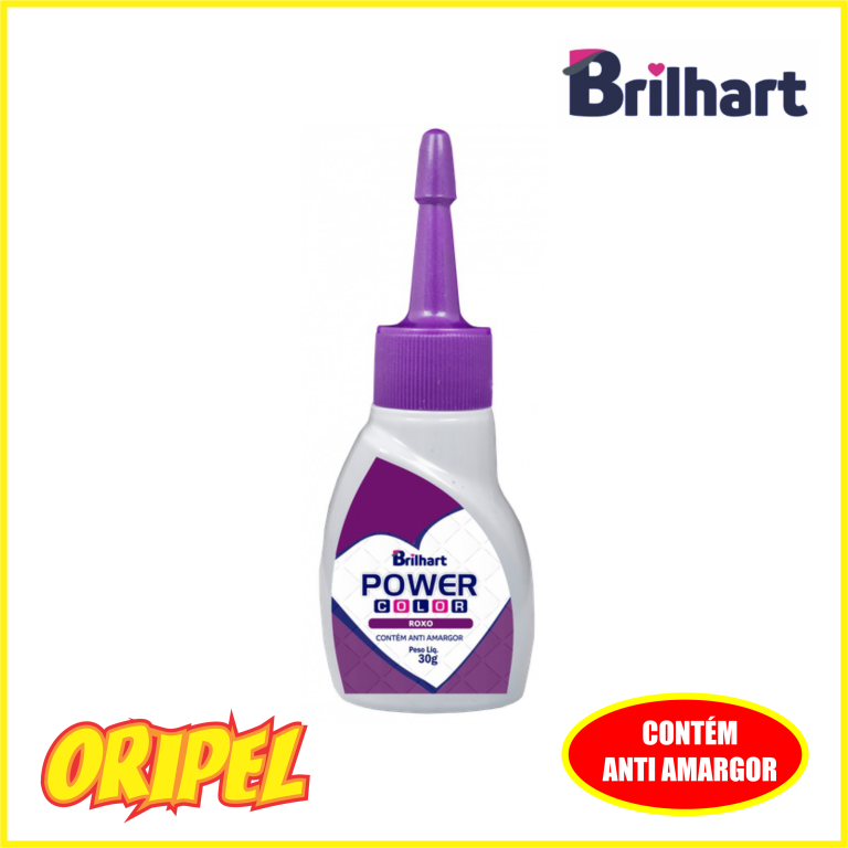 CORANTE GEL POWER COLOR ROXO BRILHART 30G
