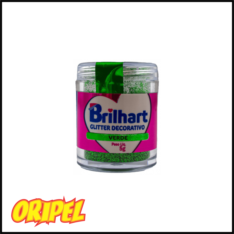 GLITTER COMESTIVEL BLISTER VERDE BRILHART 10G