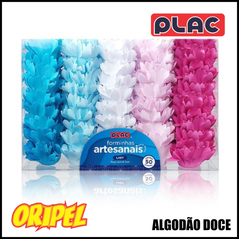 FORMINHA LADY AQUARELA ALGODÃO DOCE PLAC 50 UN