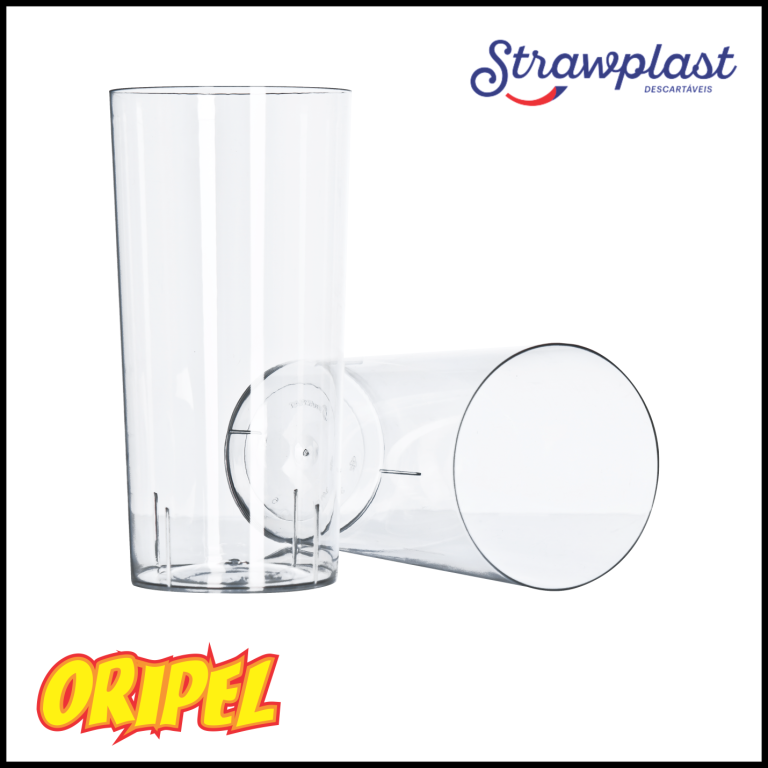 COPO 340ML/CRISTAL STRAWPLAST 10 UN