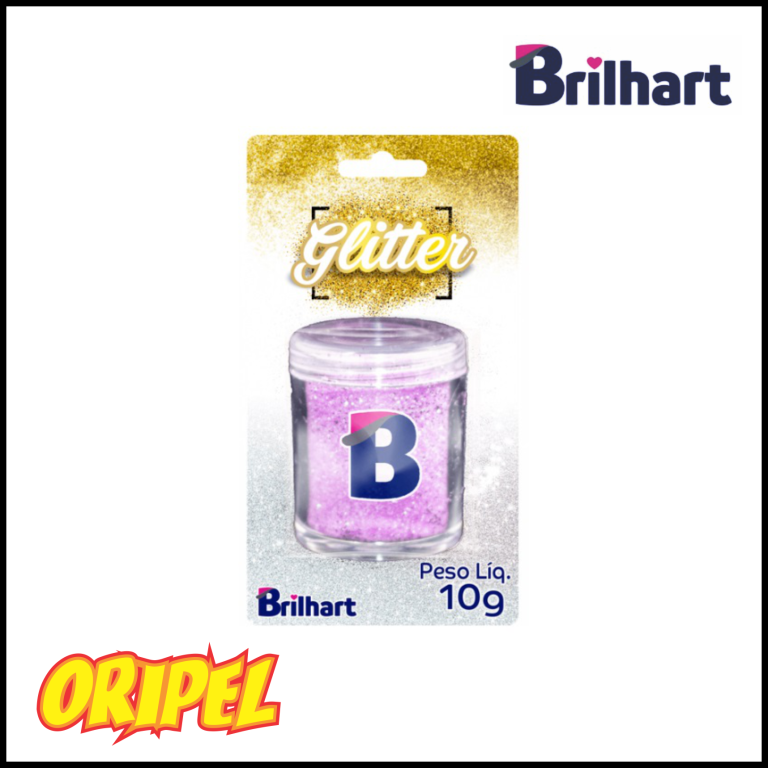 GLITTER COMESTIVEL BLISTER LILAS MUNDO MAGICO BRILHART 5G