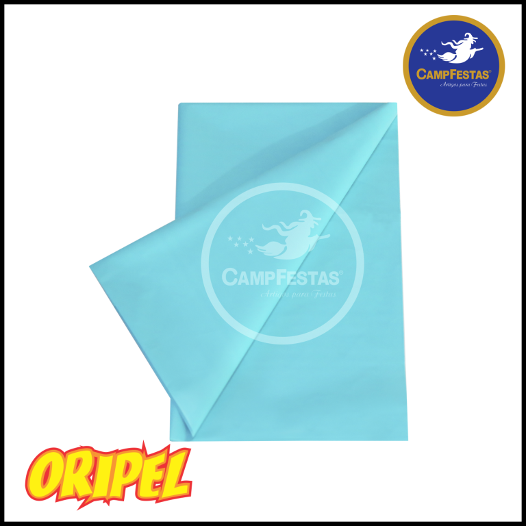TOALHA PEROLADA DB AZUL CLARO 78X78CM CAMP FESTAS 10 UN