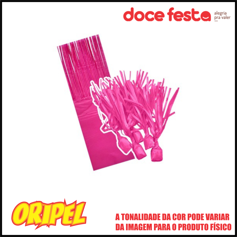 PAPEL BALA SEDA PINK DOCE FESTA 48 UN