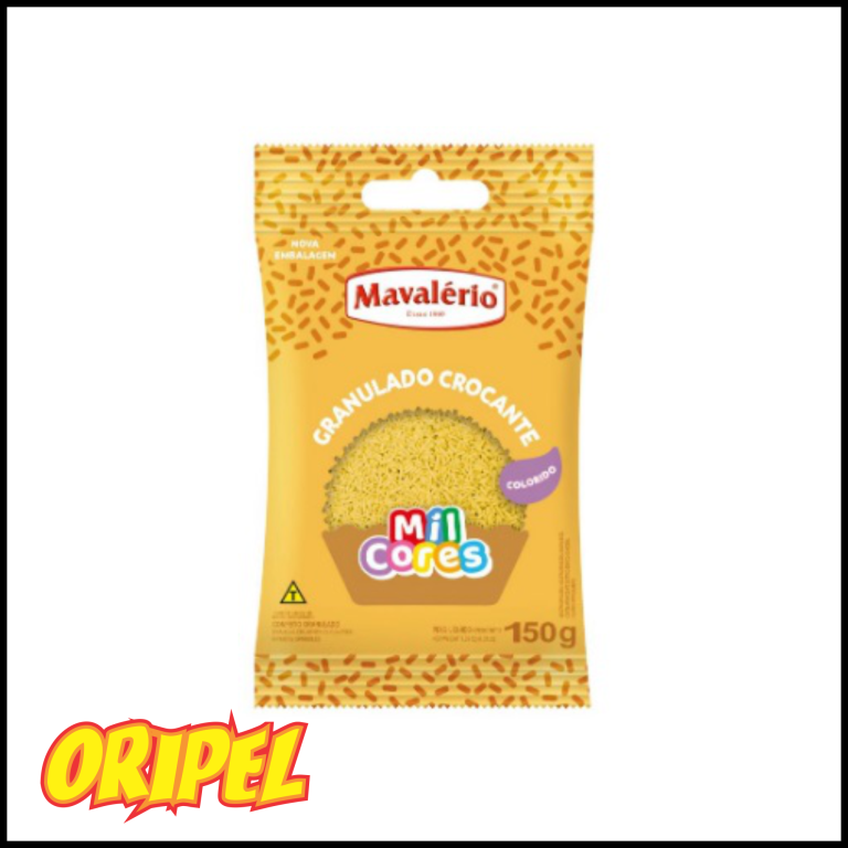 GRANULADO CROCANTE AMARELO MAVALERIO 150G