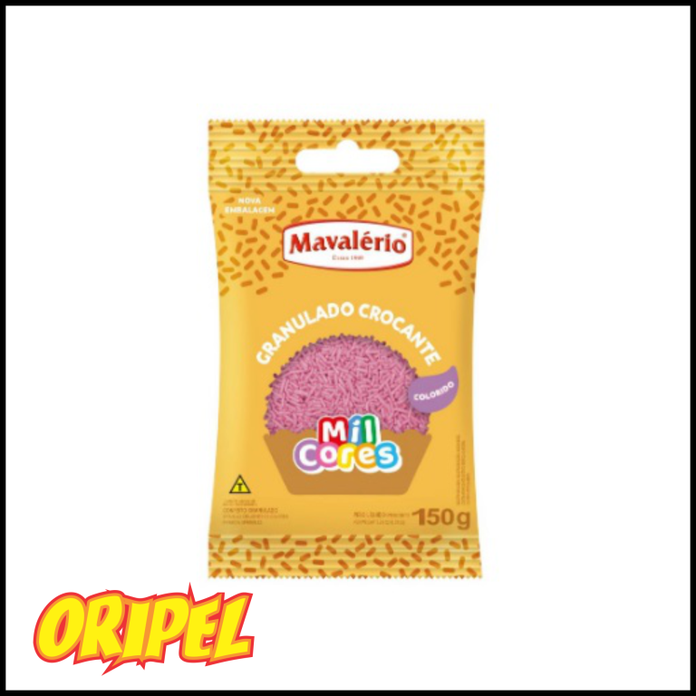 GRANULADO CROCANTE ROSA MAVALERIO 150G