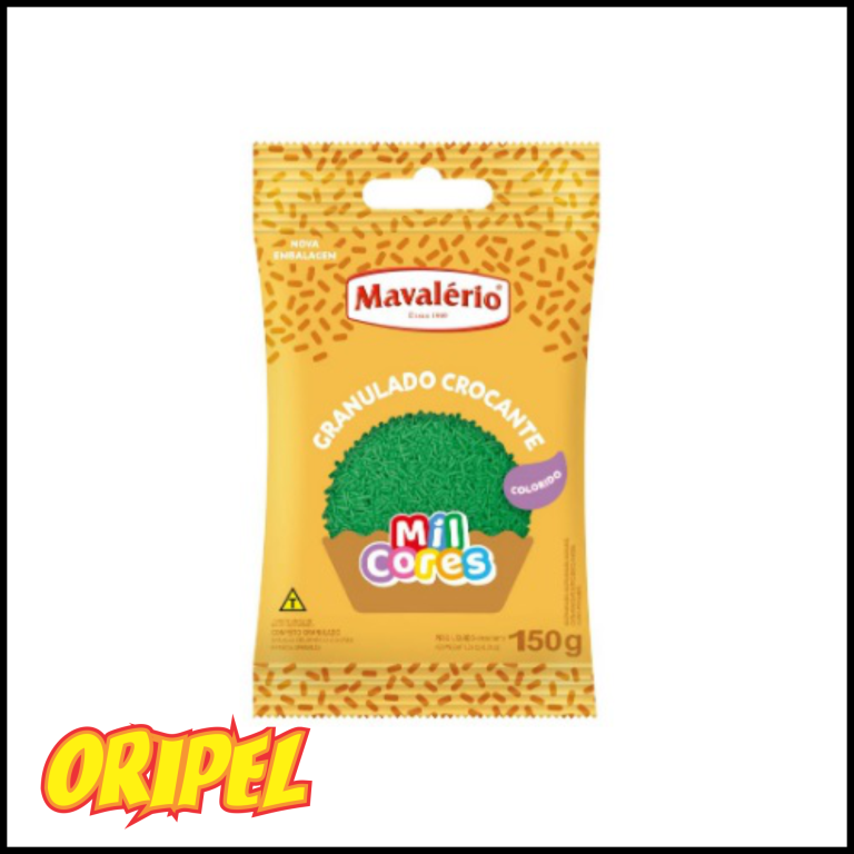 GRANULADO CROCANTE VERDE MAVALERIO 150G