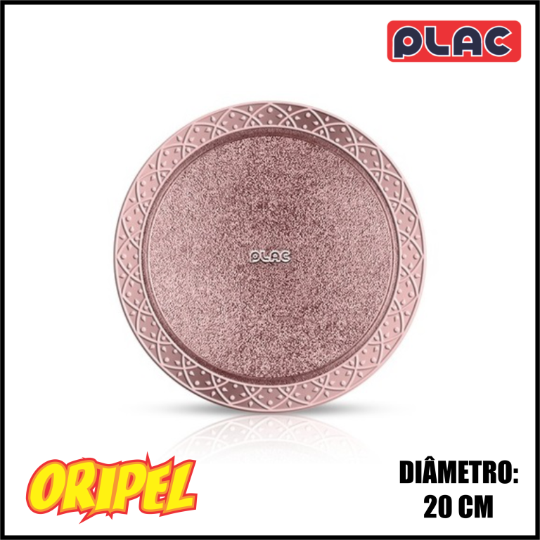 CAKE BOARD NOBRE REDONDO ROSE 200MM PLAC