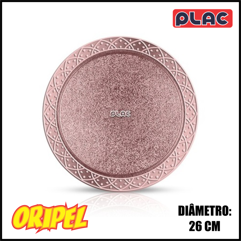 CAKE BOARD NOBRE REDONDO ROSE 260MM PLAC