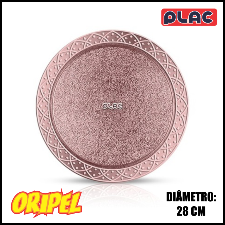 CAKE BOARD NOBRE REDONDO ROSE 280MM PLAC