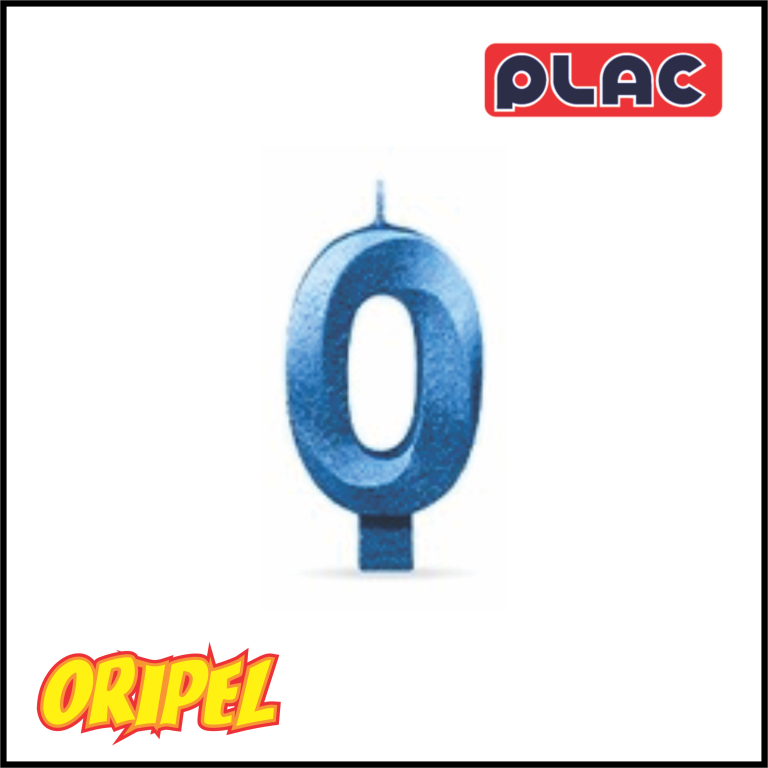 VELA ANIVERSARIO INFINITY METALLIC AZUL/0 PLAC