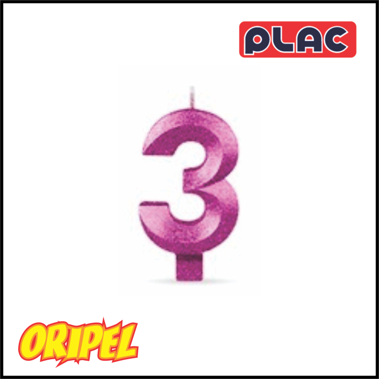 VELA ANIVERSARIO INFINITY METALLIC ROSA/3 PLAC